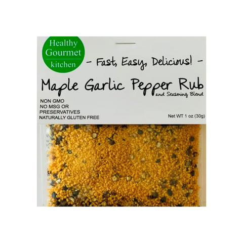 Maple Garlic Black Pepper Rub Seasoning