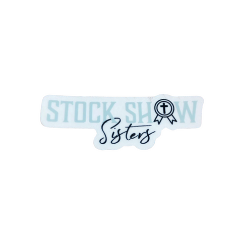 Stock Show Sisters Sticker