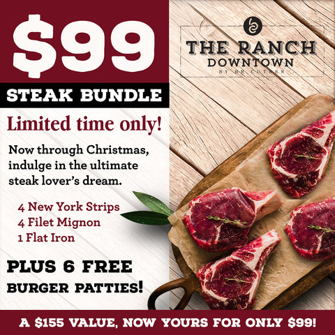 $99 Steak Gift Box + 6 Free Burgers