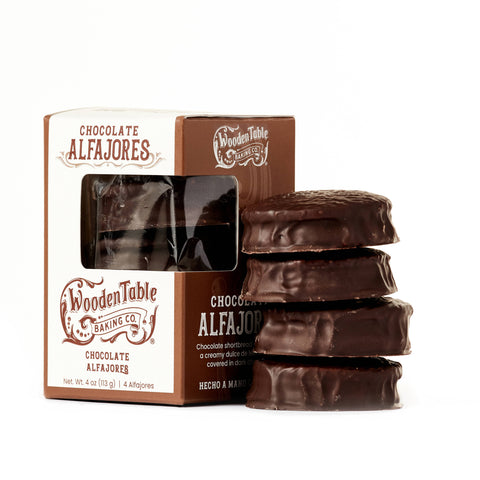 Chocolate Covered Alfajores Cookies - Box of 4