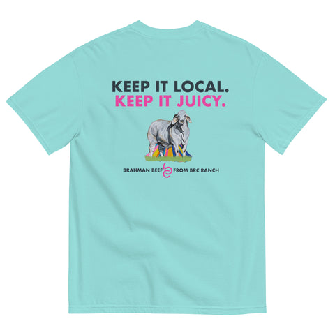 Keep it Local. Keep it Juicy. Beef T-Shirt.