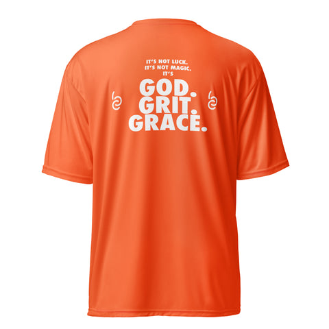 God. Grit. Grace Performance T-Shirt