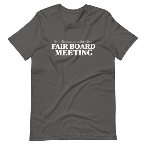 I'm the Reason for the Fair Board Meeting T-shirt