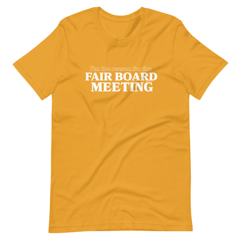I'm the Reason for the Fair Board Meeting T-shirt