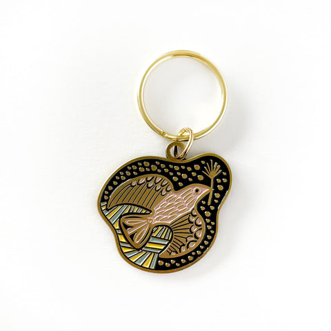 Folk Bird Keychain