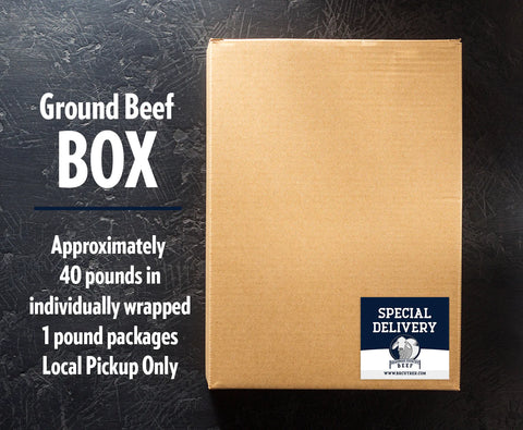 Ground Beef Box (40 pounds)